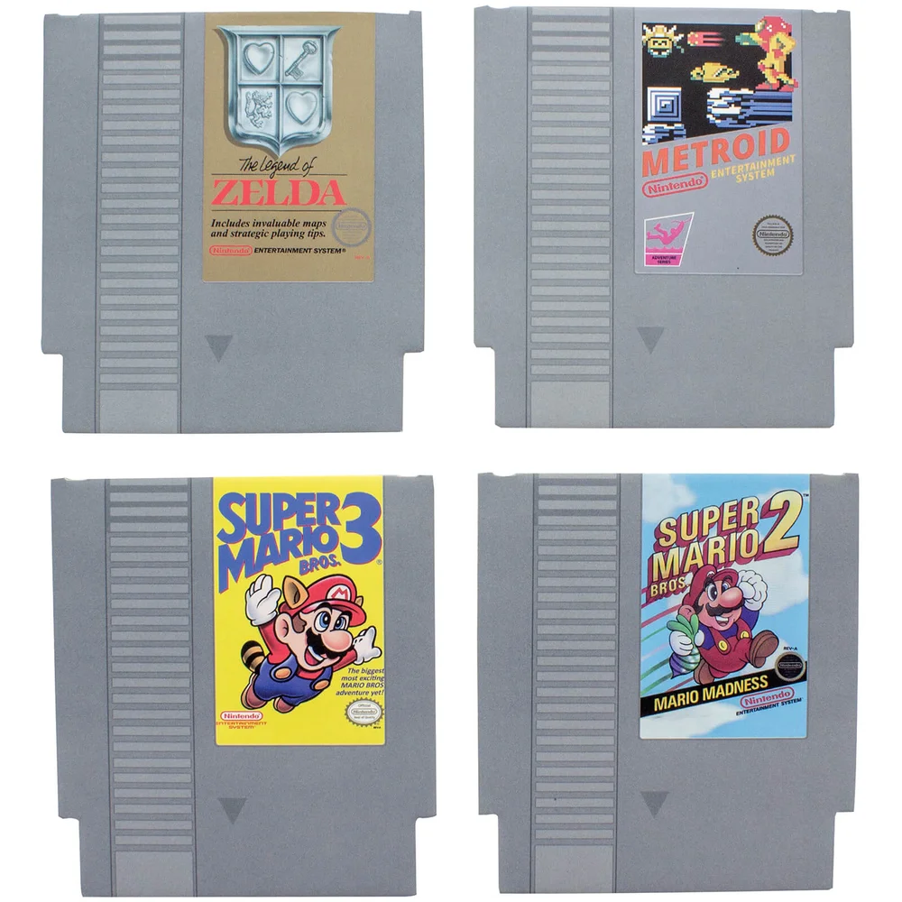 Nintendo NES Cartridge Coasters Image 1