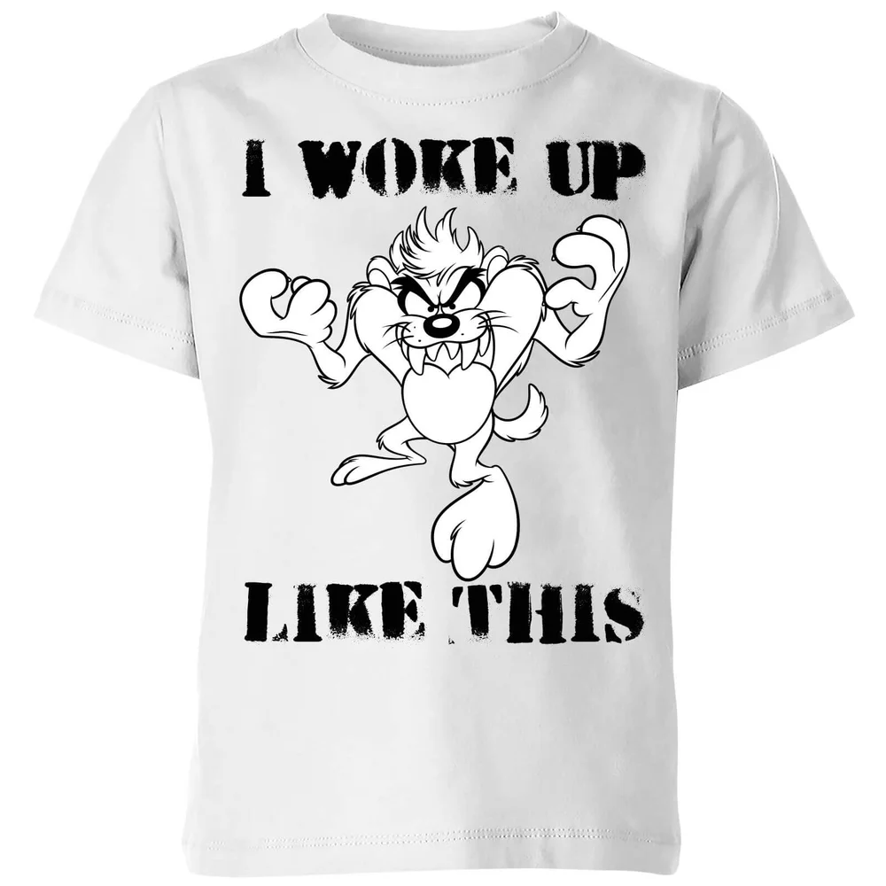 Looney Tunes I Woke Up Like This Kids' T-Shirt - White - 3-4 Years Image 1