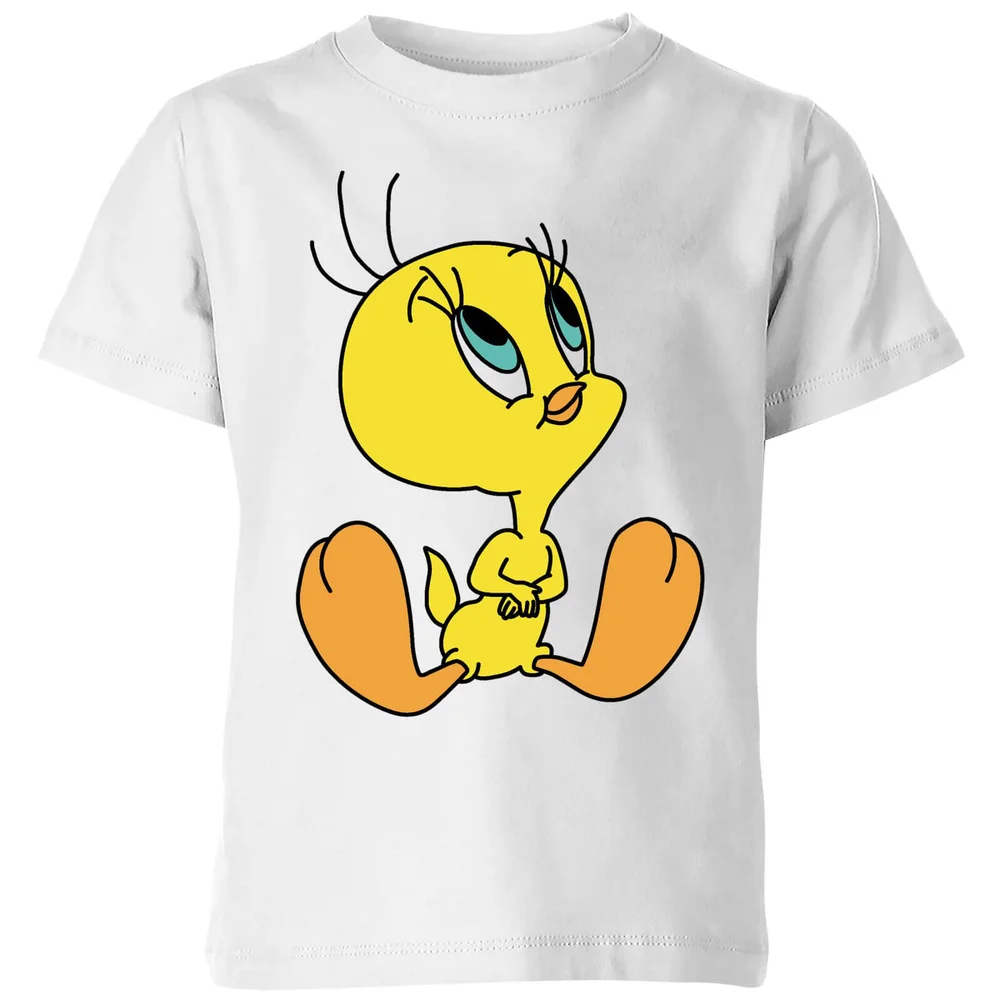 Looney Tunes Tweety Sitting Kids' T-Shirt - White - 3-4 Years Image 1