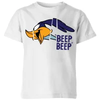 Looney Tunes Road Runner Beep Beep Kids' T-Shirt - White - undefined undefined