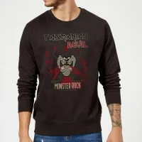 Looney Tunes Tasmanian Devil Monster Rock Sweatshirt - Black - undefined undefined