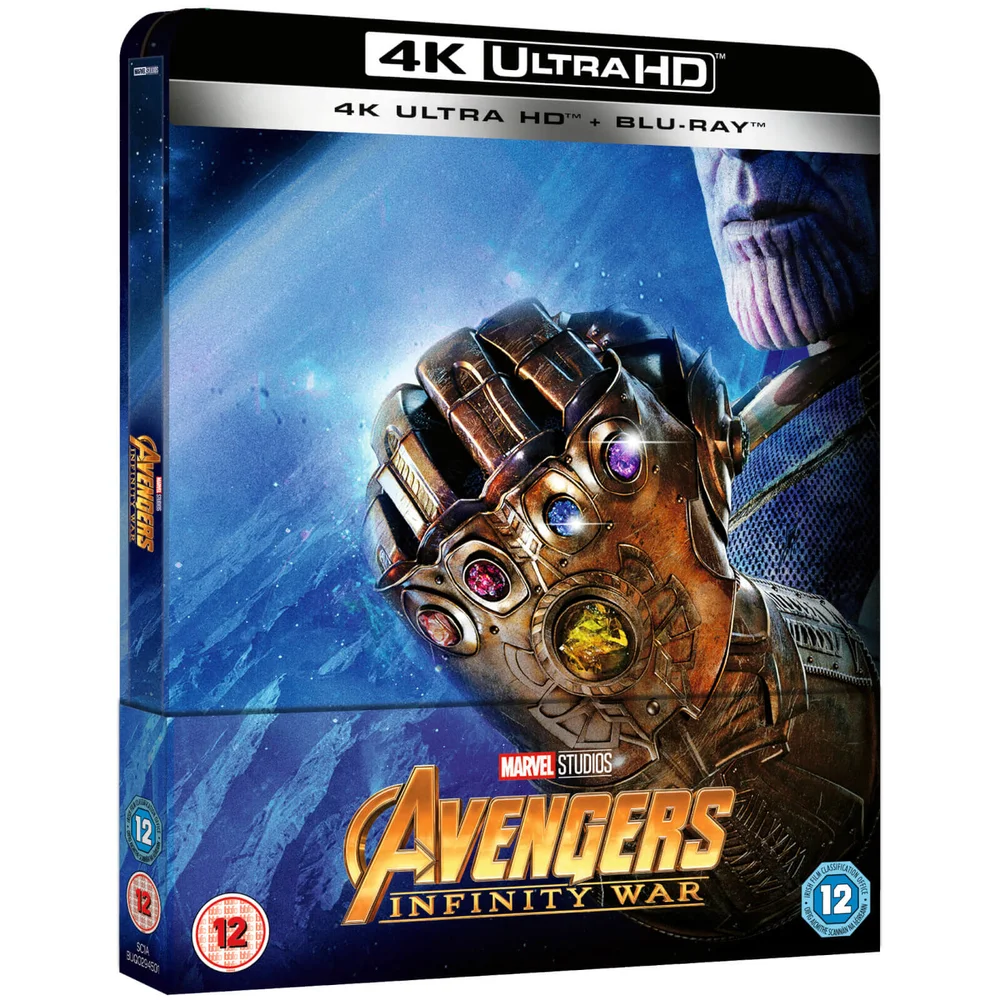 Avengers: Infinity War 4K Ultra HD (Includes 2D Version) - Zavvi Exclusive Limited Edition Steelbook Image 1
