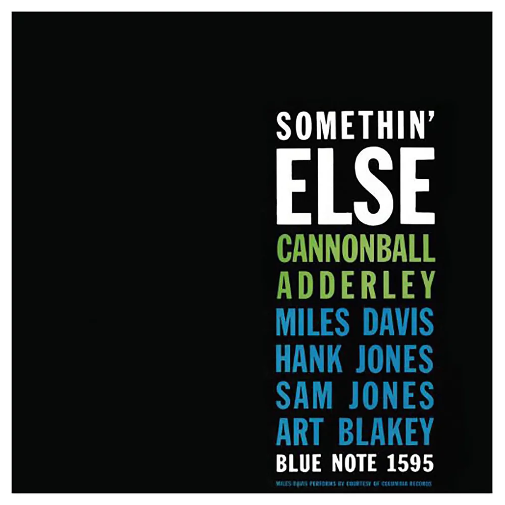 Cannonball Adderley - Somethin Else - Vinyl Image 1