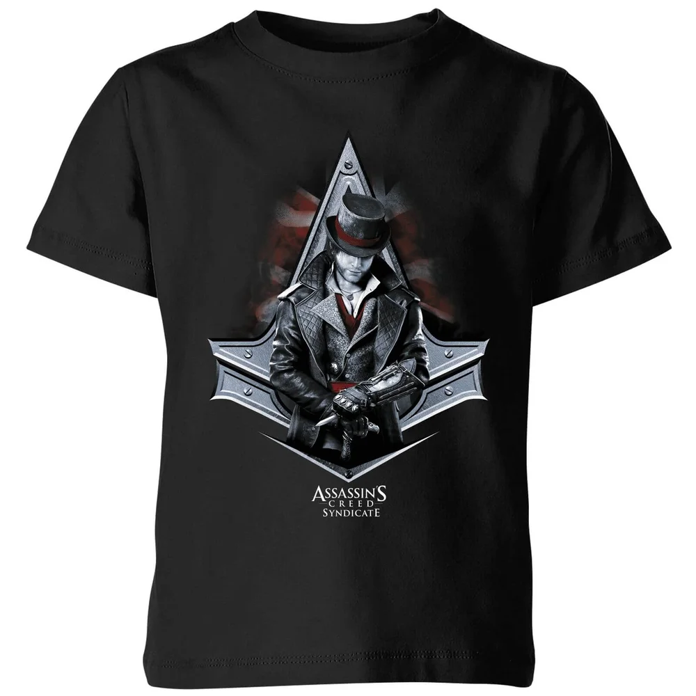 Assassin's Creed Syndicate Jacob Kids' T-Shirt - Black - 3-4 Years - Black Image 1
