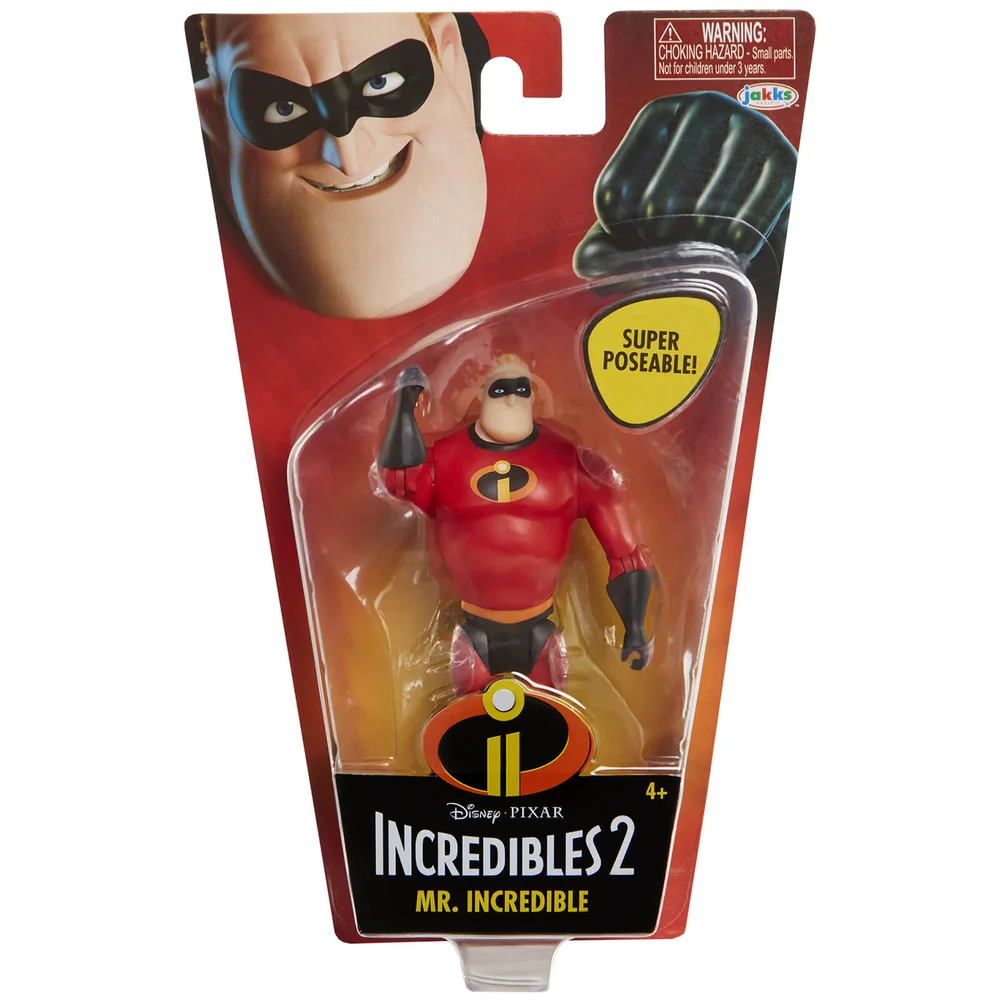 Jakks Pacific Disney Incredibles 2 4 Inch Basic Figures Image 1
