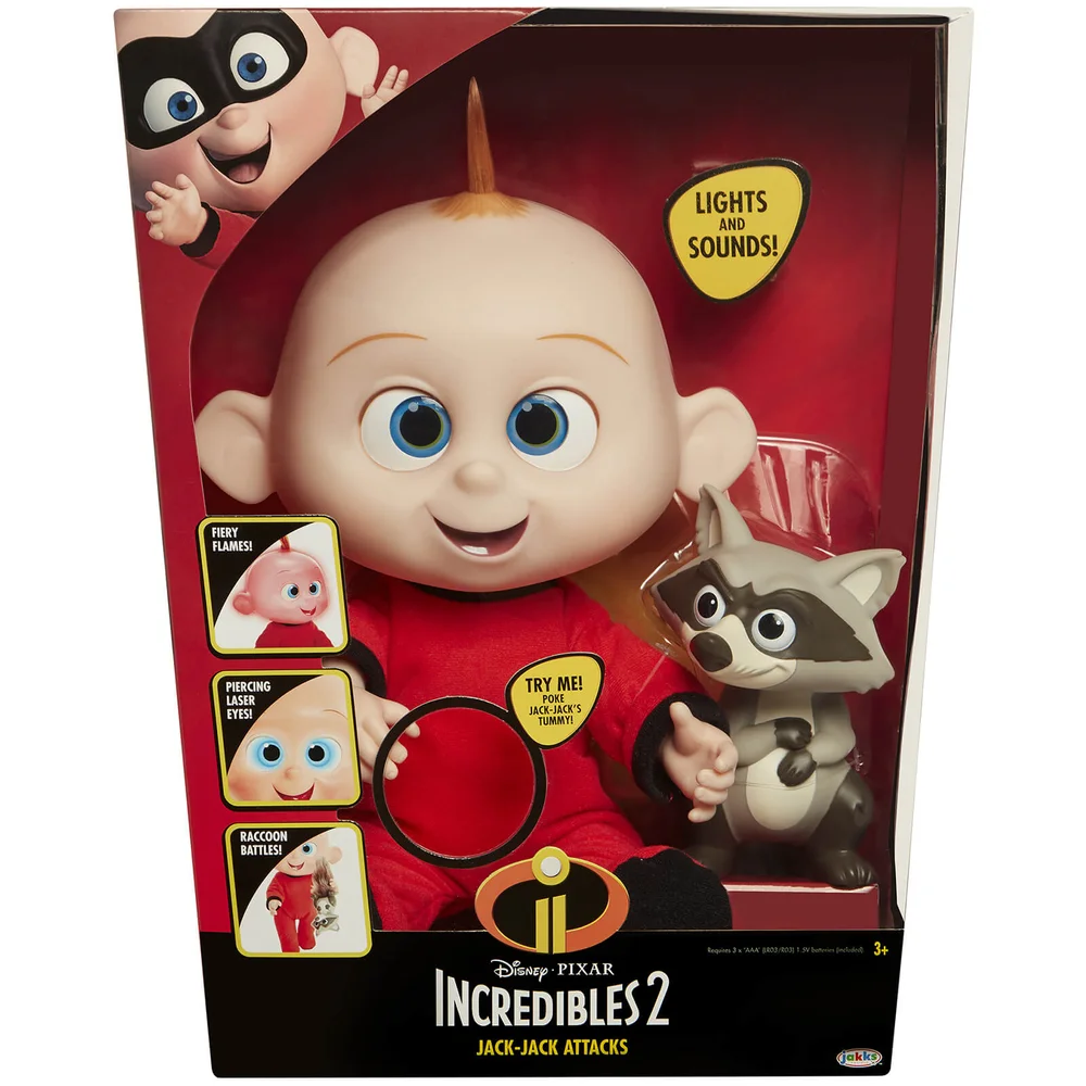 Jakks Pacific Disney Incredibles 2 Jack Jack Action Doll Image 1