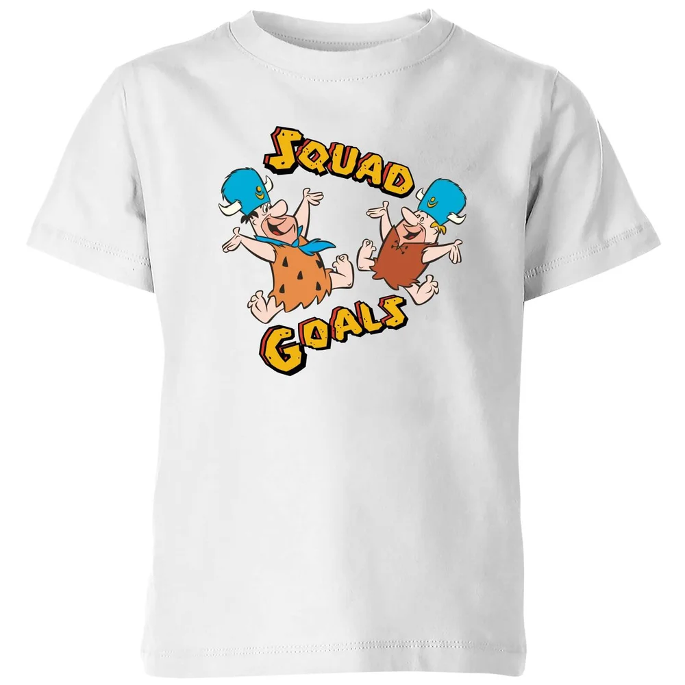 The Flintstones Squad Goals Kids' T-Shirt - White - 3-4 Years Image 1