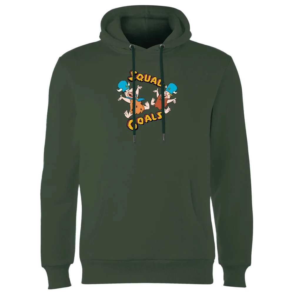 The Flintstones Squad Goals Hoodie - Forest Green - S Image 1