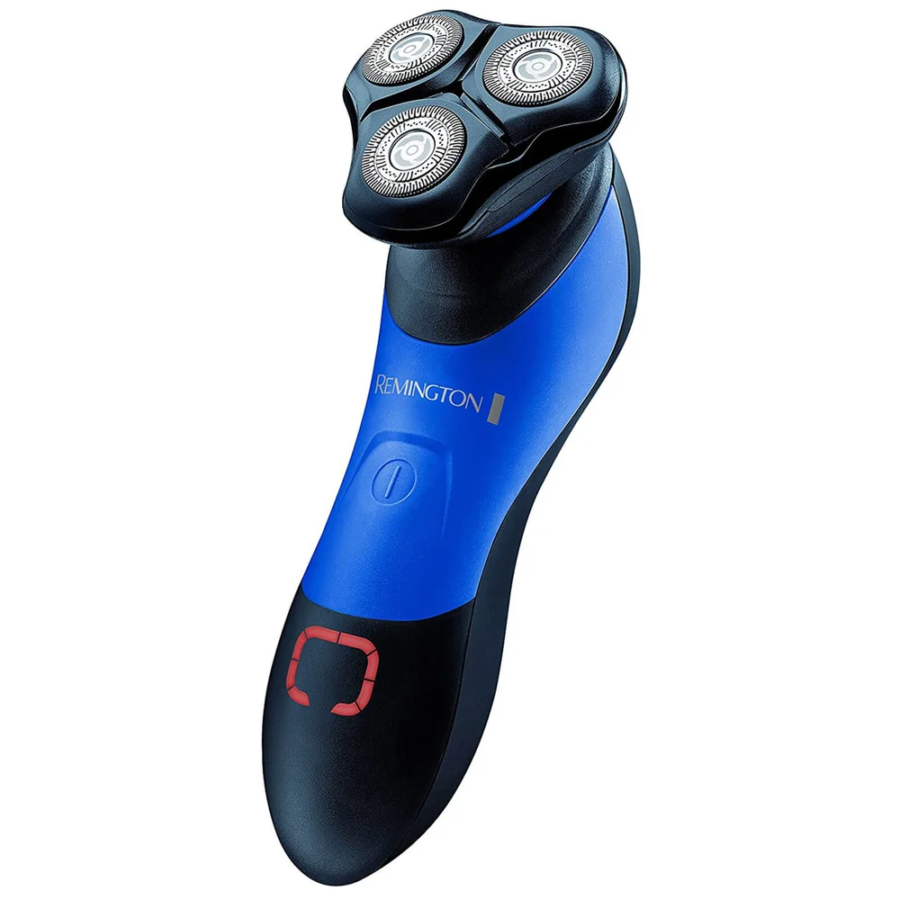 Remington XR1450 Hyperflex Aqua Plus Rotary Electric Shaver - Black/Blue Image 1
