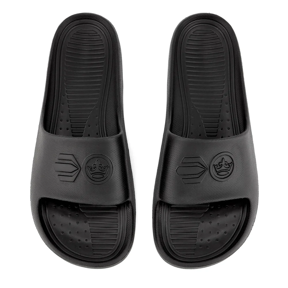 Crosshatch Men's Oreti Sliders - Black - UK 6-7 - Black Image 1
