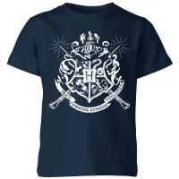 Harry Potter Hogwarts House Crest Kids' T-Shirt - Navy - undefined undefined