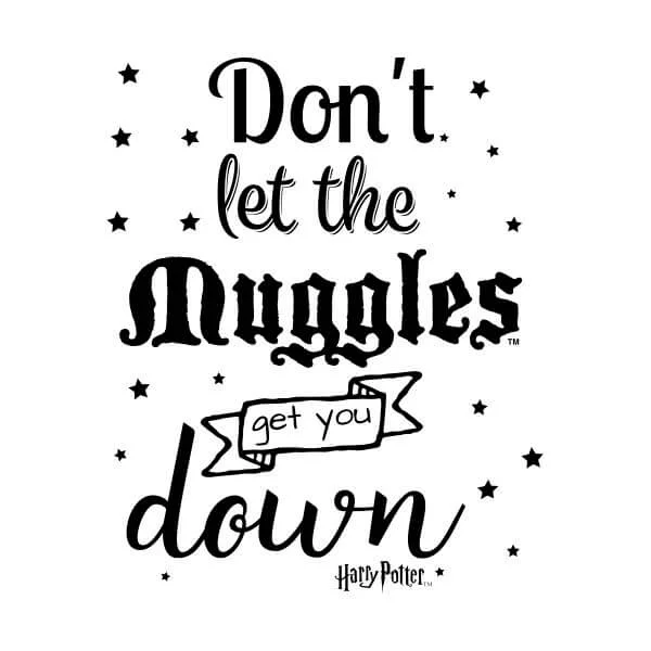 Harry Potter Don't Let The Muggles Get You Down Women's T-Shirt - White