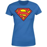DC Originals Official Superman Shield Women's T-Shirt - Royal Blue - undefined undefined