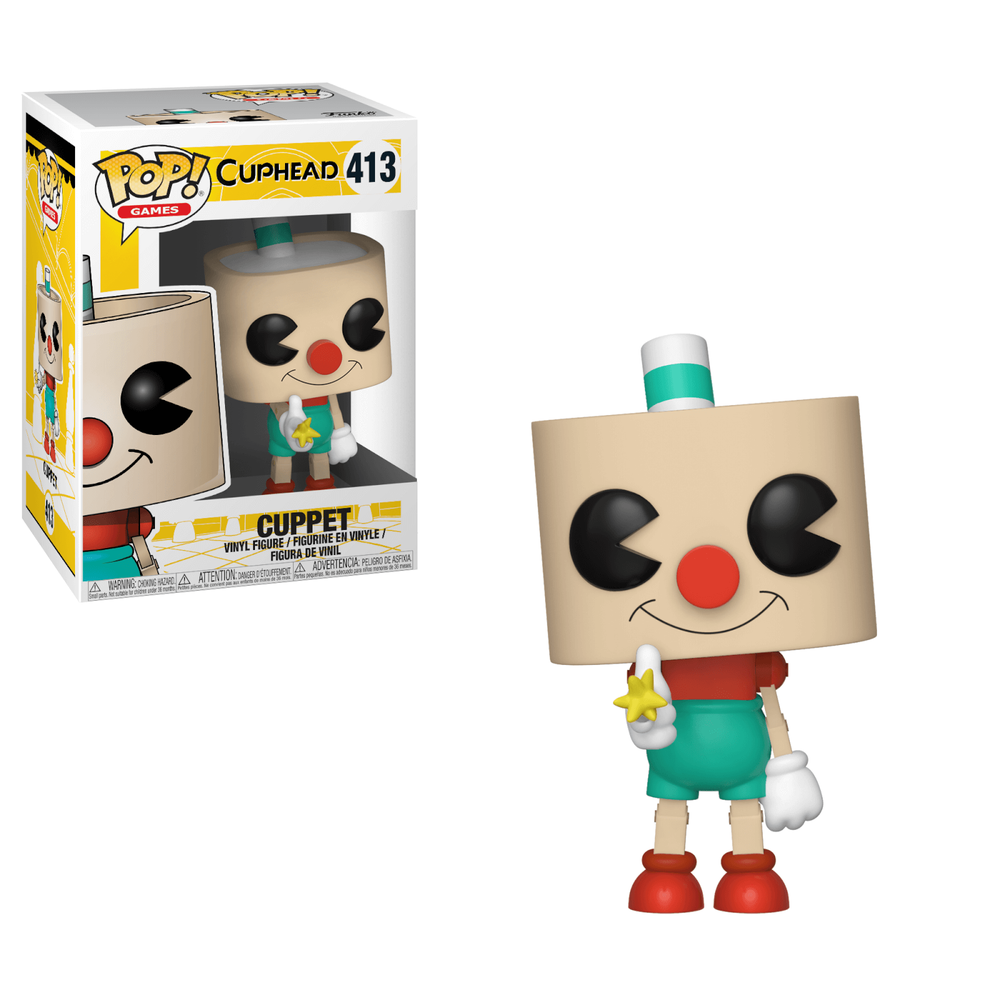 Cuphead Cuppet Pop! Vinyl Figure Image 1