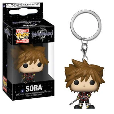 Kingdom Hearts 3 Sora Pop! Keychain Image 1