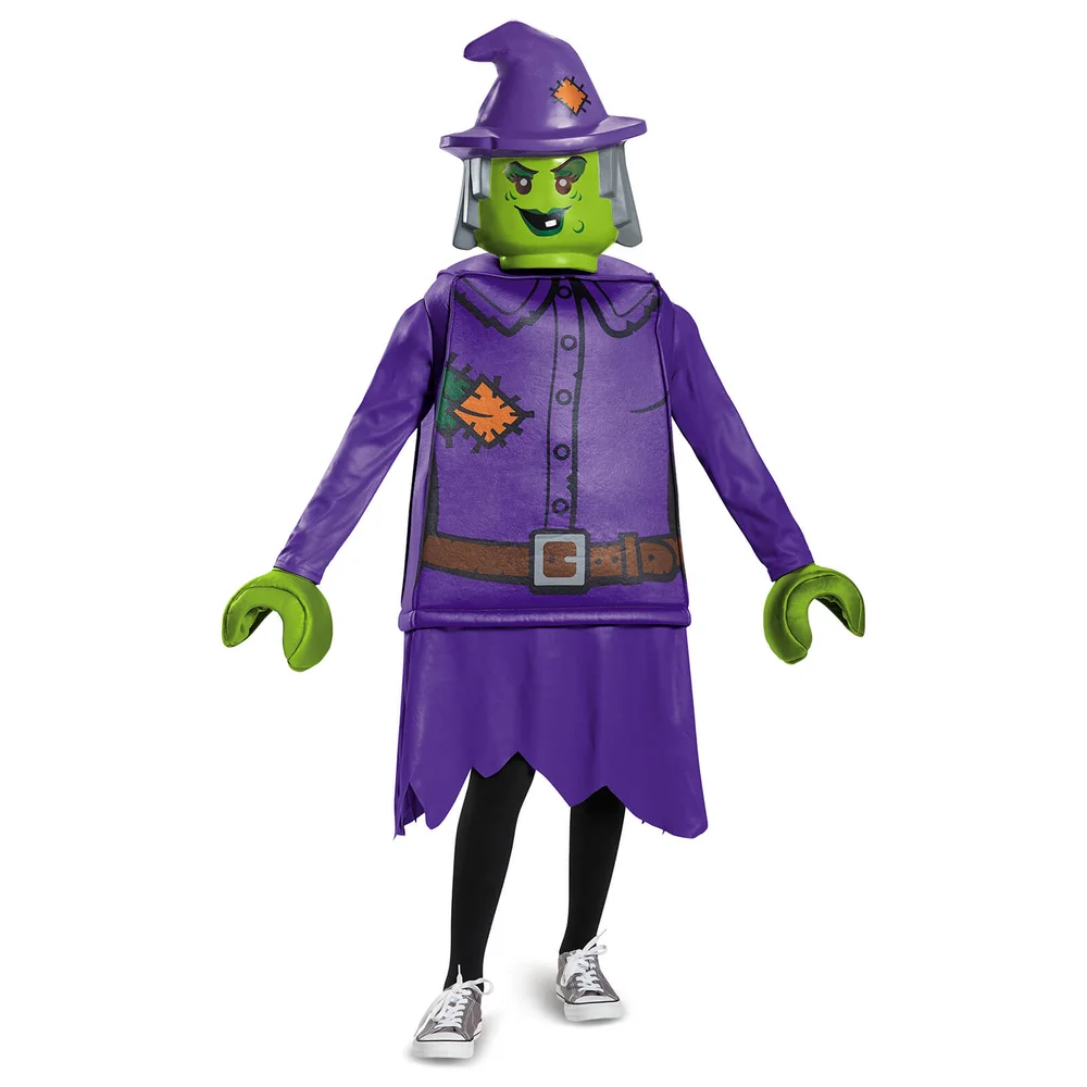 LEGO Iconic Kids Witch Classic Halloween Fancy Dress - White - S/4-6 Years - White Image 1