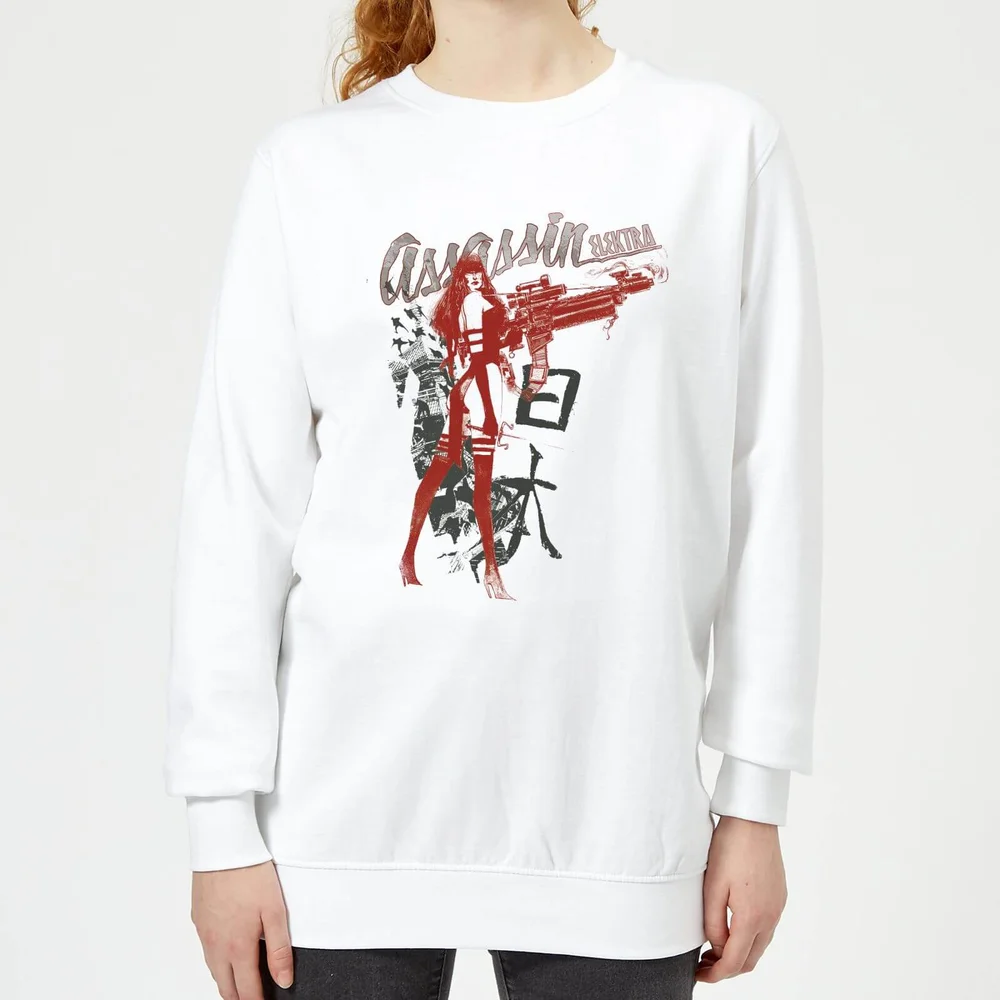 Marvel Knights Elektra Assassin Women's Sweatshirt - White - S - White Image 1