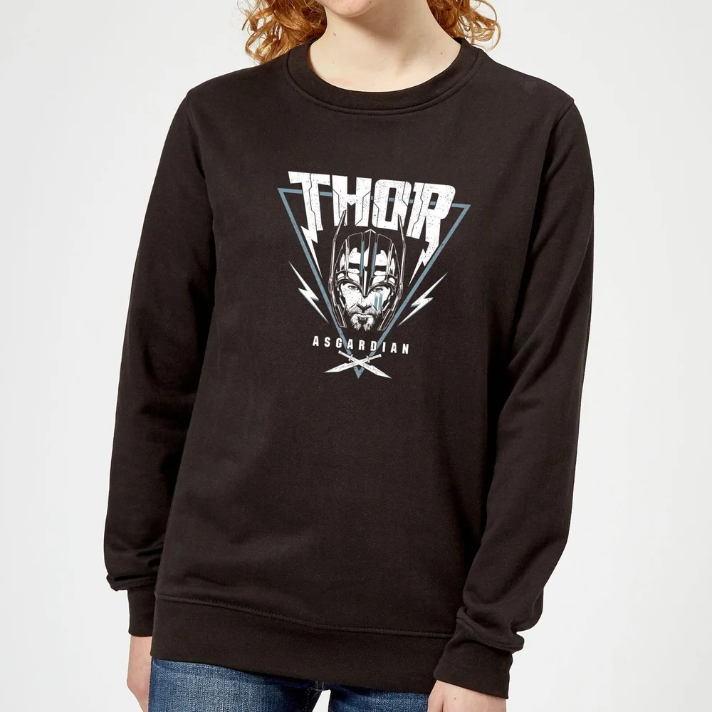 Marvel Thor Ragnarok Asgardian Triangle Women's Sweatshirt - Black - S Image 1