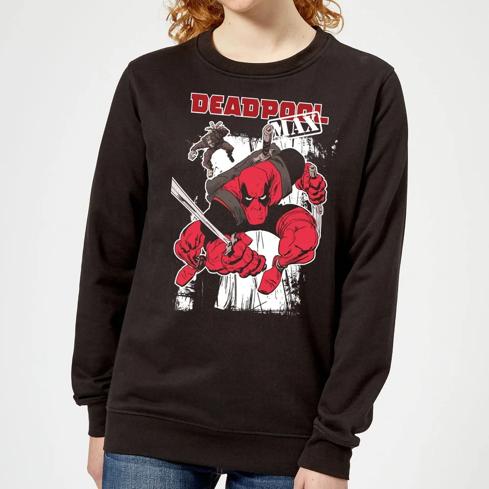 Marvel Deadpool Max Women's Sweatshirt - Black - S Image 1