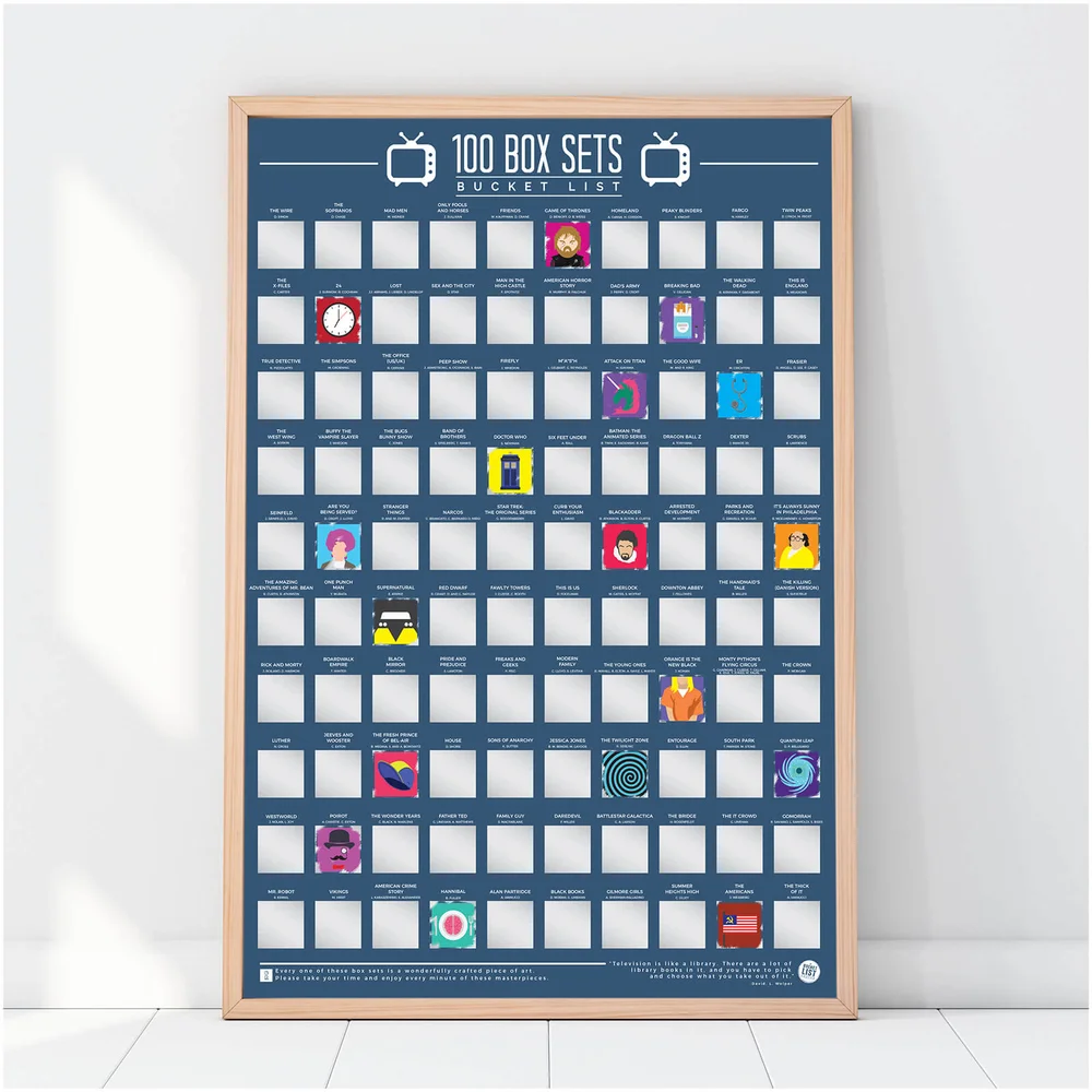 100 Box Sets Bucket List Poster Image 1