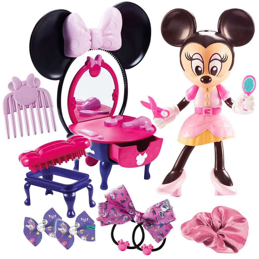 Little Live Pets Minnie Mouse Dressing Table and Hair Salon Set Image 1