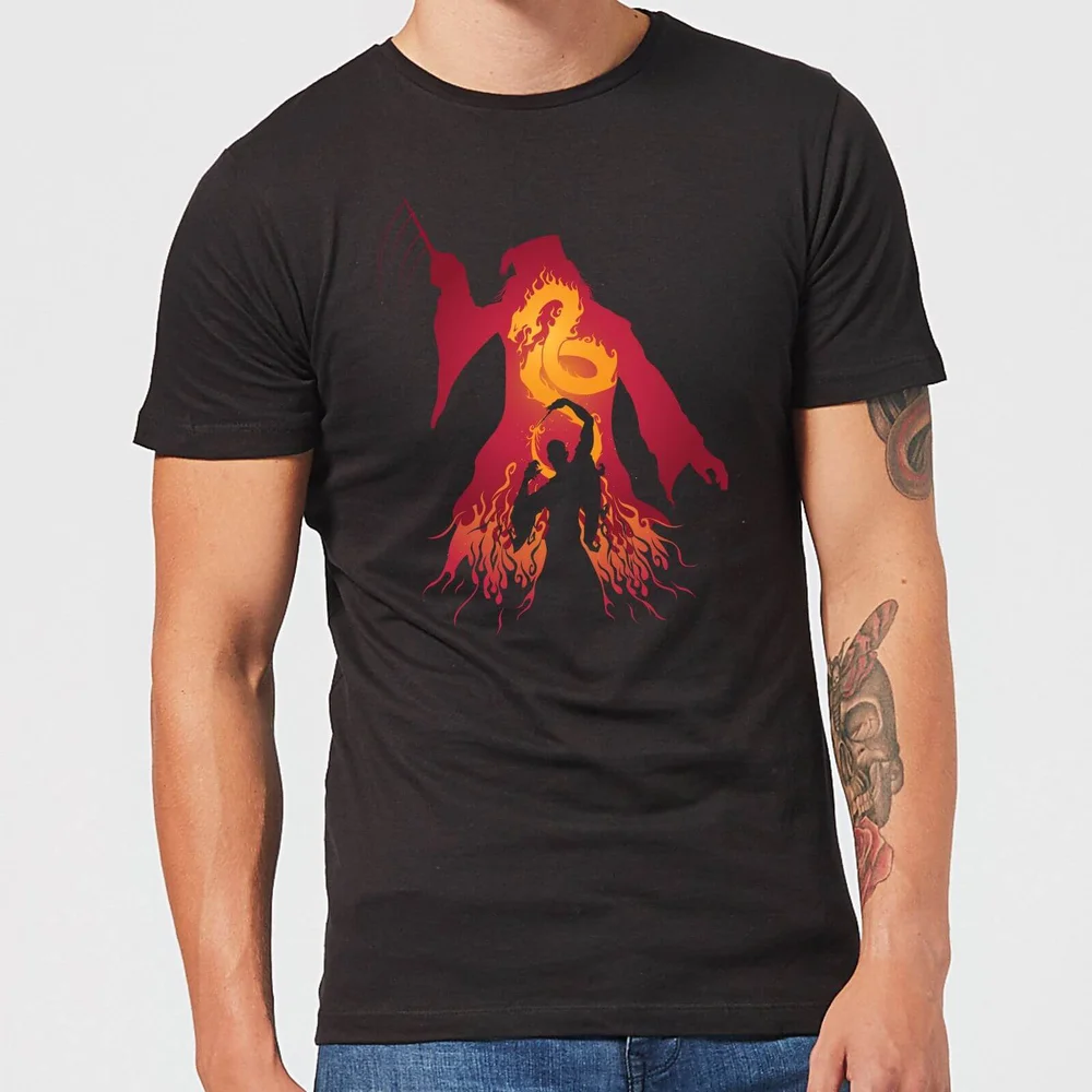 Harry Potter Dumbledore Silhouette Men's T-Shirt - Black - S - Black Image 1
