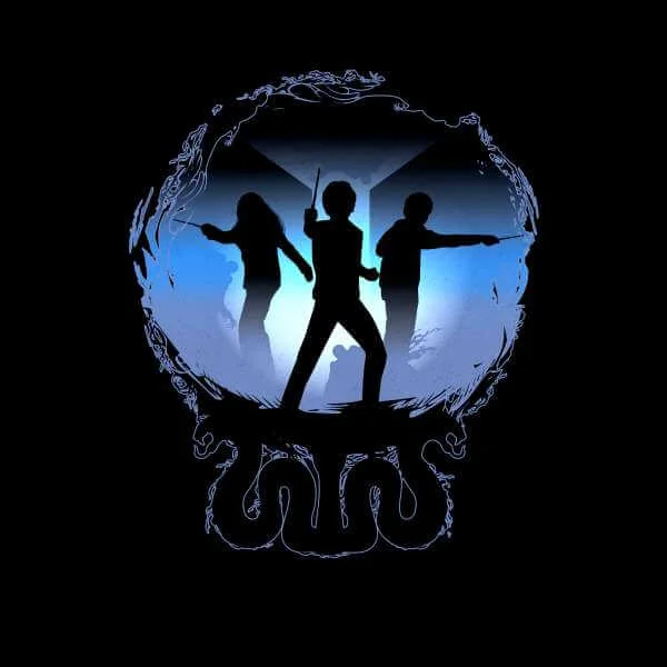 Harry Potter Silhouette Attack Sweatshirt - Black