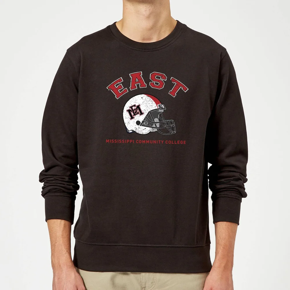East Mississippi Community College Helmet Sweatshirt - Black - S Image 1