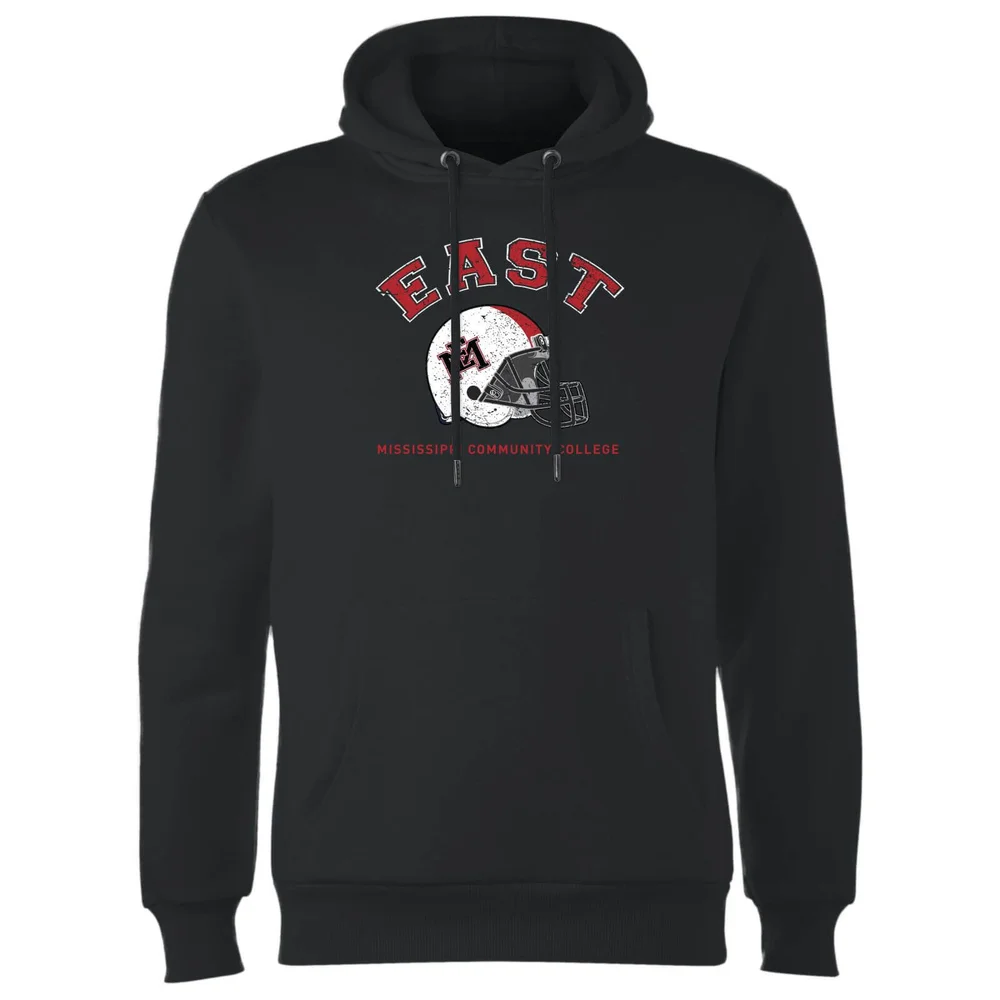 East Mississippi Community College Helmet Hoodie - Black - S Image 1