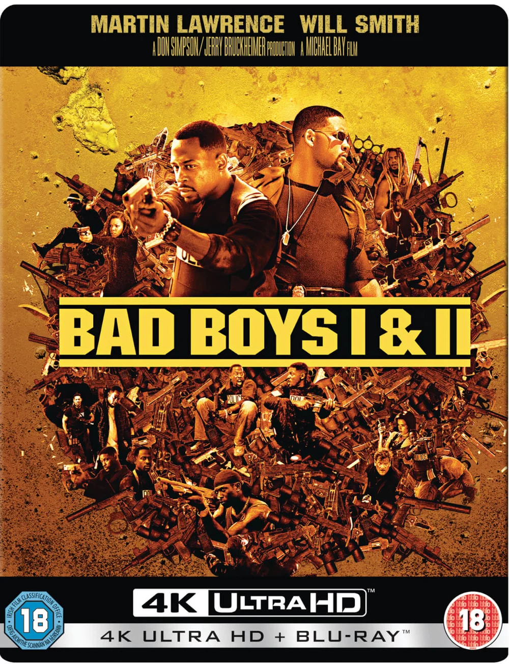 Bad Boys I&II Collection 4K Ultra HD – Zavvi Exclusive Pop Art Steelbook Image 1