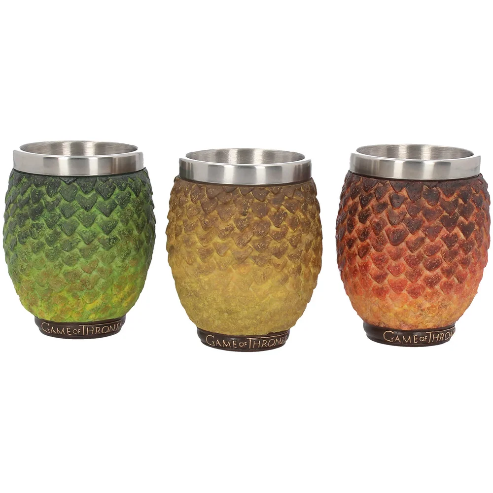 Game of Thrones Dragon Egg Shot Glasses Image 1