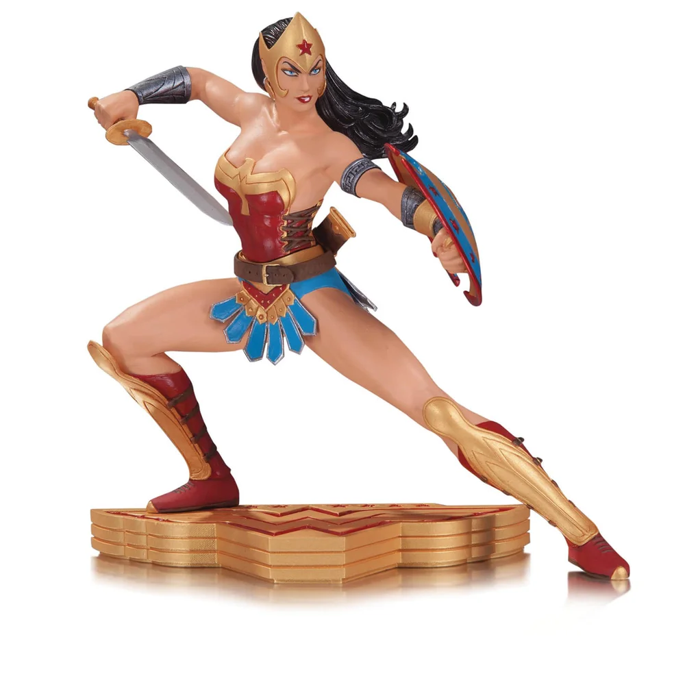 DC Collectibles Wonder Woman Art Of War Statue By Garcia Lopez 15cm Image 1