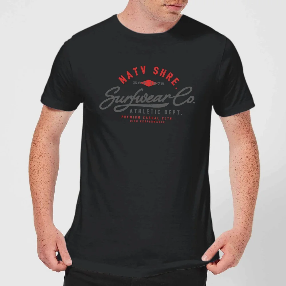 Native Shore Athletic DEPT. Men's T-Shirt - Black - 5XL Image 1