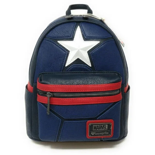 Loungefly Marvel Captain America Mini Backpack Image 1