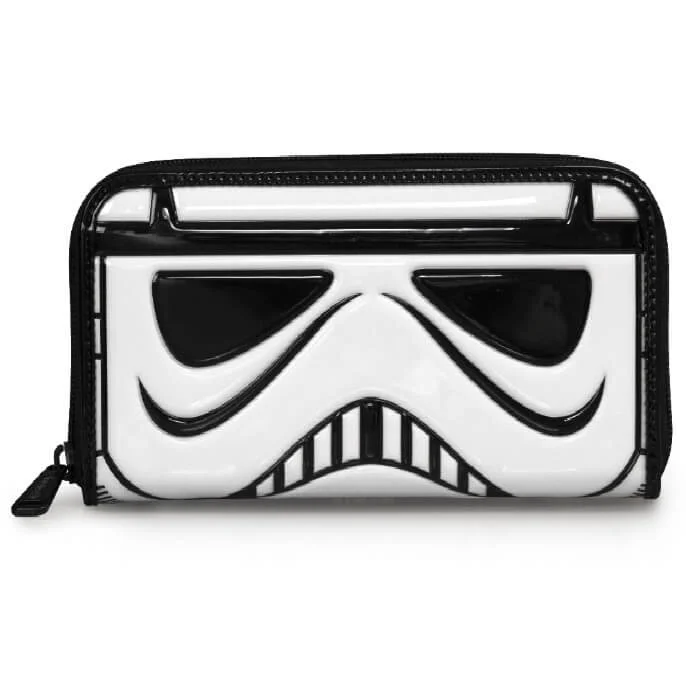 Loungefly Star Wars Stormtrooper Patent Face Wallet Image 1