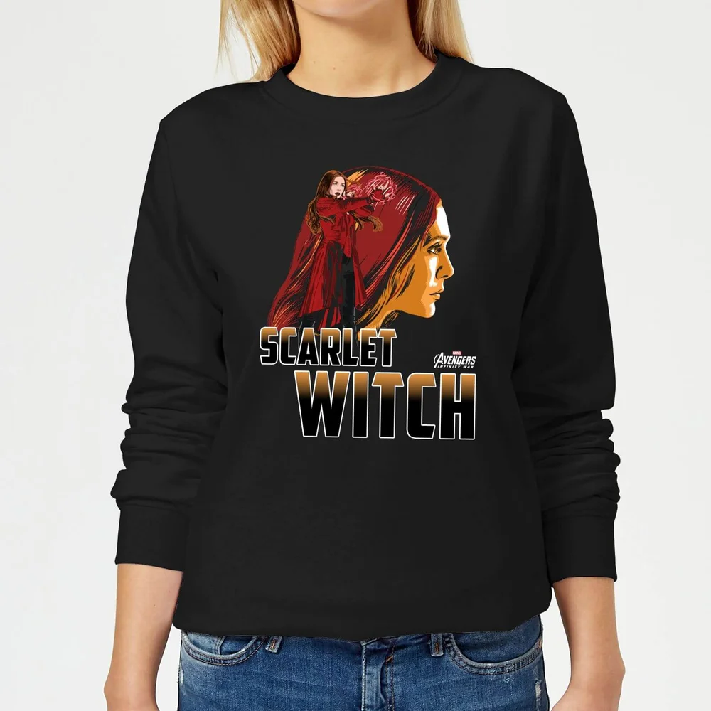 Avengers Scarlet Witch Women's Sweatshirt - Black - S Image 1