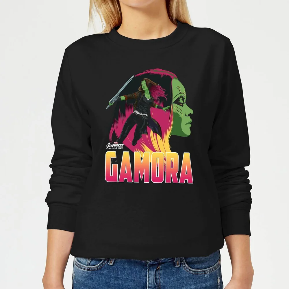 Avengers Gamora Women's Sweatshirt - Black - S Image 1