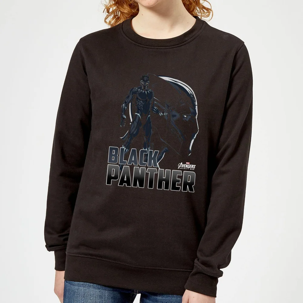 Avengers Black Panther Women's Sweatshirt - Black - S Image 1