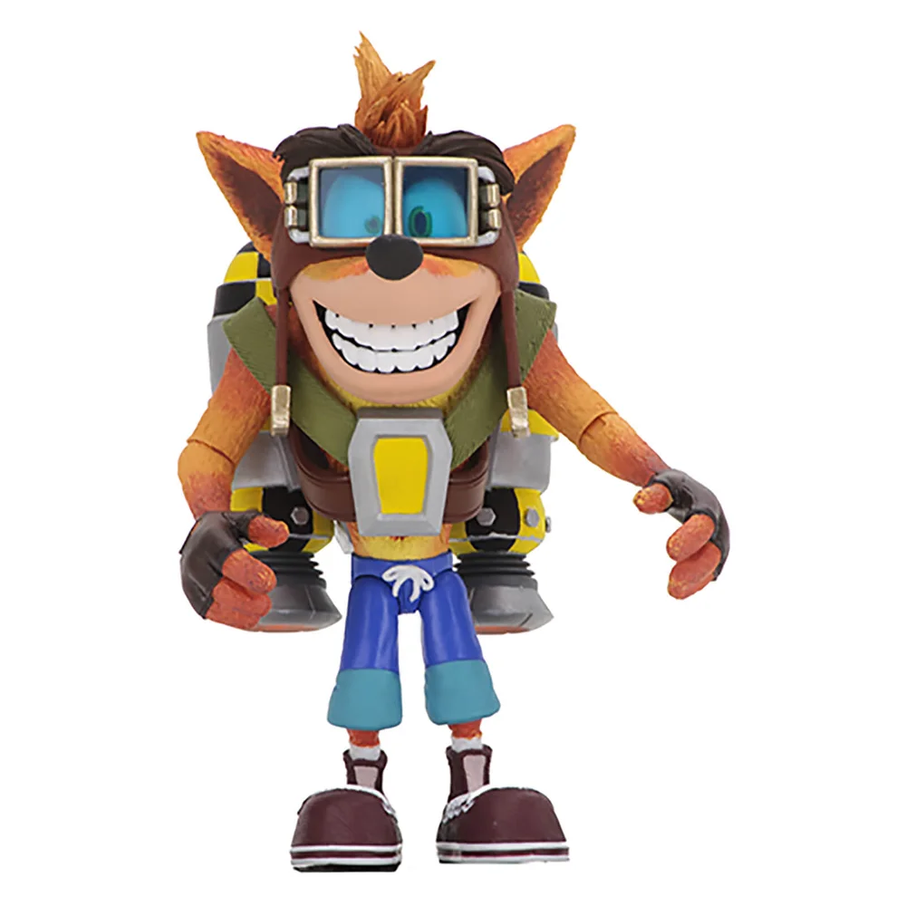 NECA Crash Bandicoot - 7" Action Figure - Deluxe Jetpack Crash Image 1