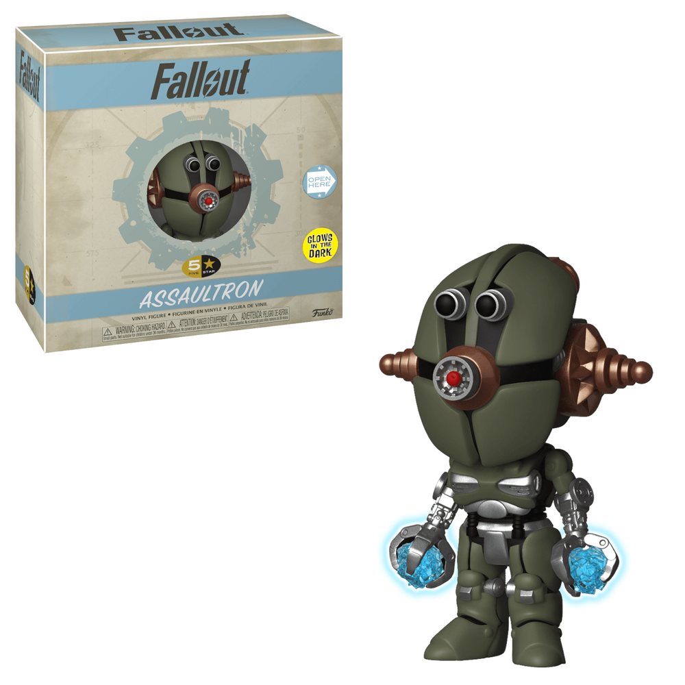 5 Star Fallout Assaultron Vinyl Figure Image 1