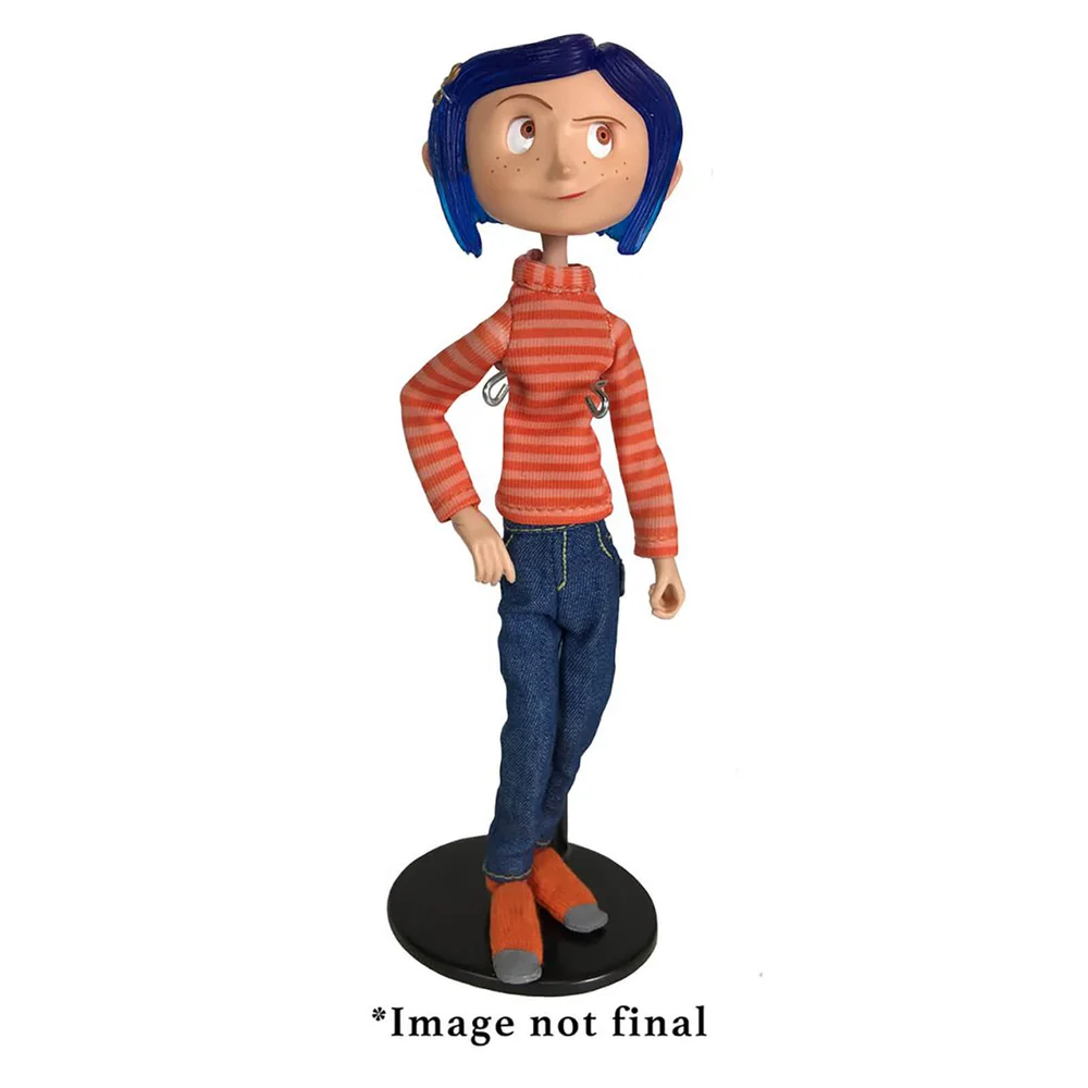 NECA Coraline - Articulated Figure - Coraline in Striped Shirt and Jeans Image 1