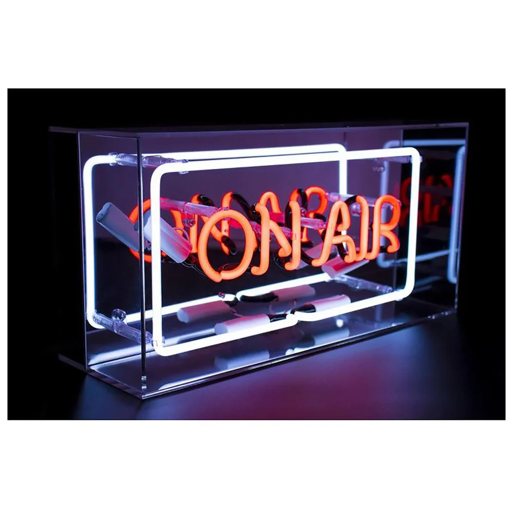 Acrylic Box Neon 'On Air' Sign Image 1