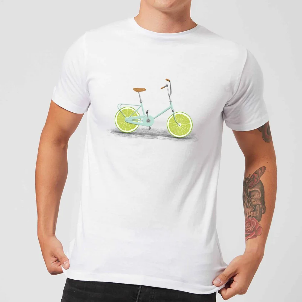 Florent Bodart Citrus Lime Men's T-Shirt - White - 5XL Image 1