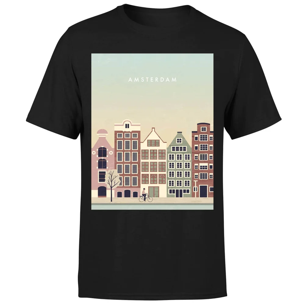 Amsterdam Men's T-Shirt - Black - 3XL - Black Image 1