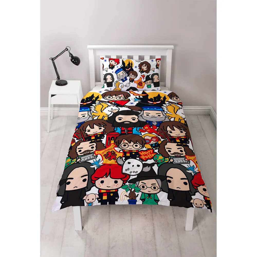 Harry Potter Charm Duvet Set - Single Image 1