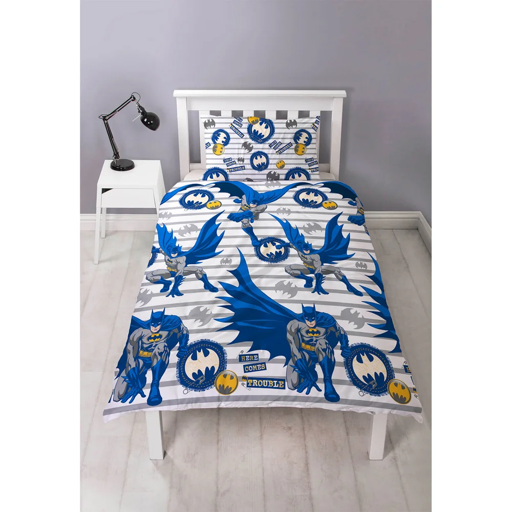 Batman Trouble Duvet Set - Single Image 1