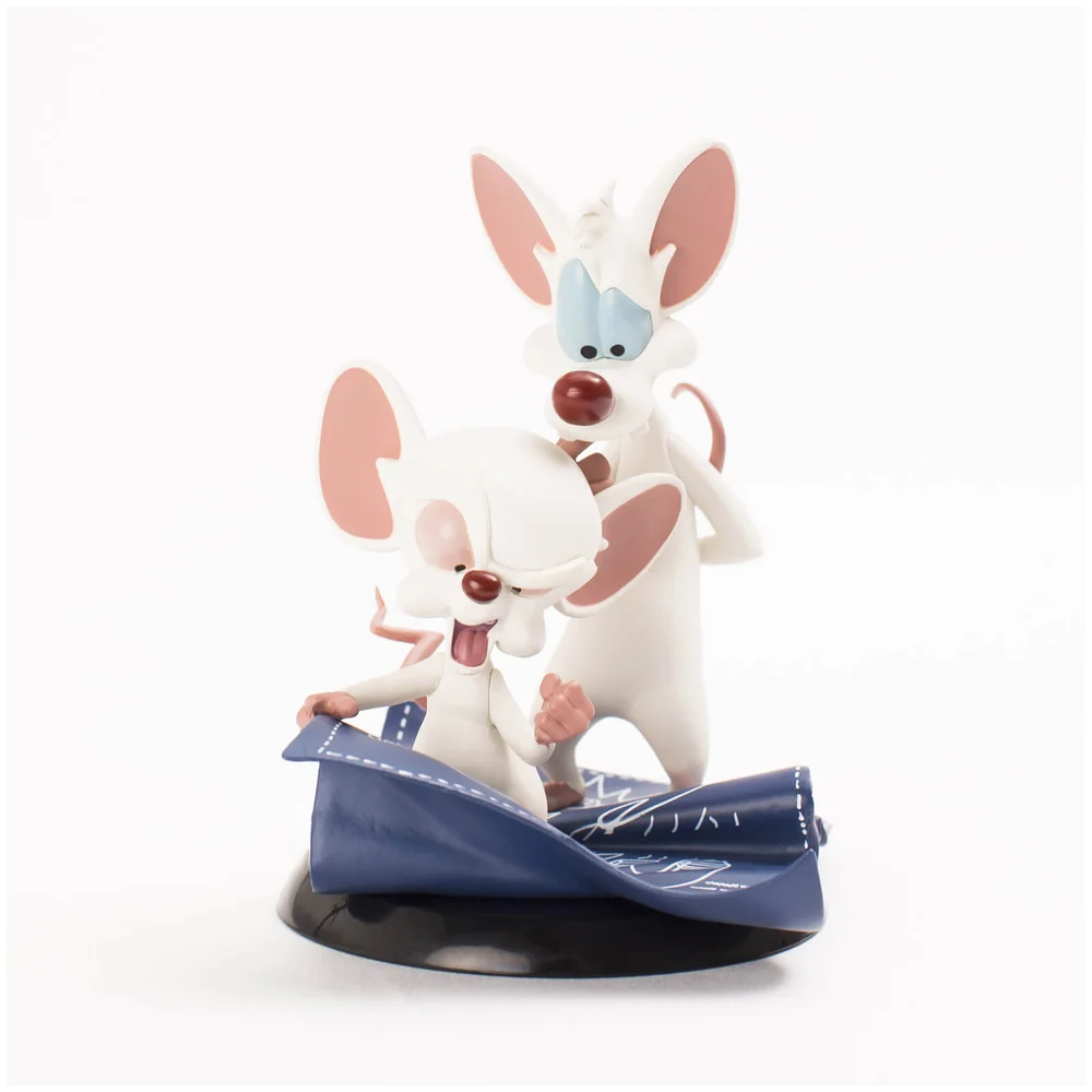Quantum Mechanix Pinky and the Brain Q-Fig Vinyl Figure Image 1
