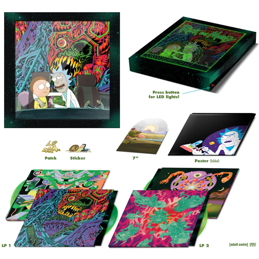 The Rick and Morty Soundtrack Vinyl and 7 Inch Single Vinyl (2LP) Image 1