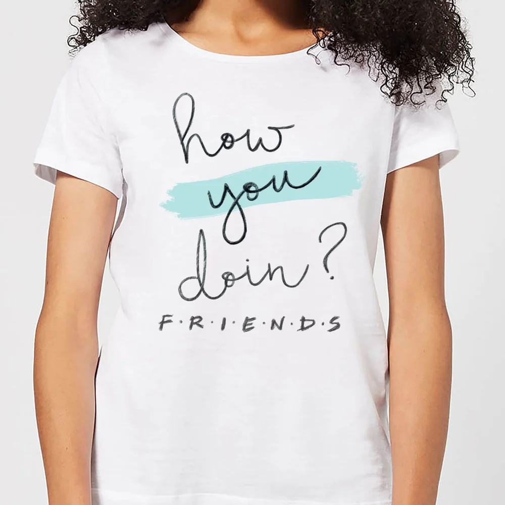 Friends How You Doin? Women's T-Shirt - White - S Image 1
