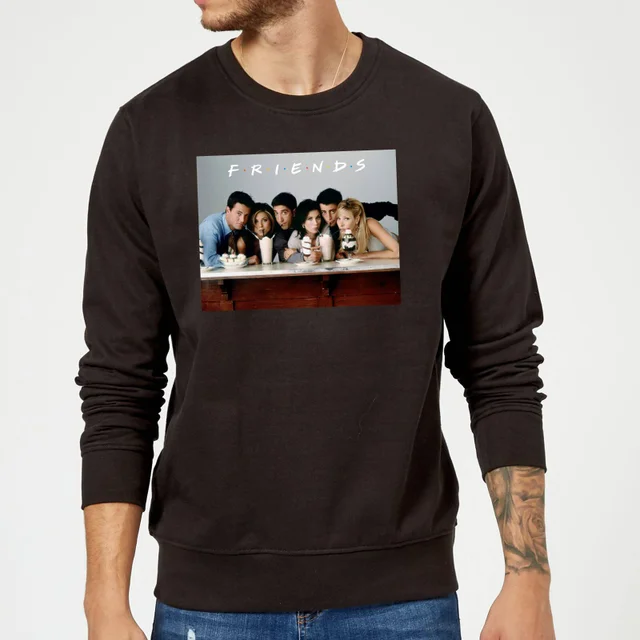 Friends Milkshake Sweatshirt - Black